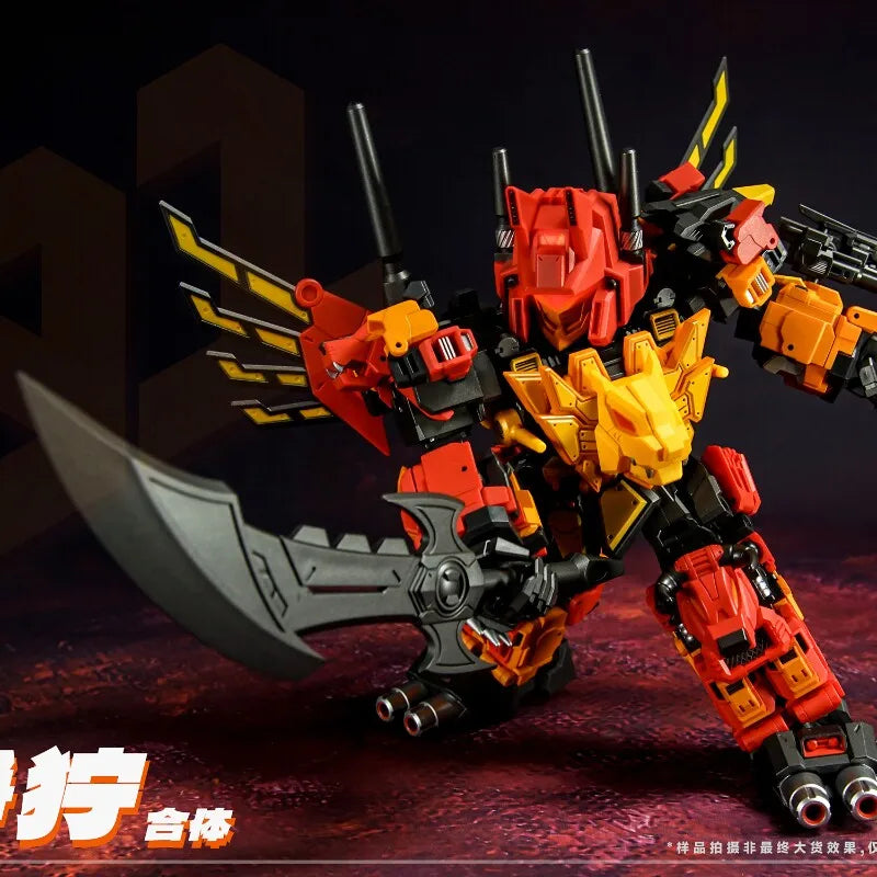 [In Stock] Transformation Toy Laser Cat Mini FEROCY SKP01 SKP-01 Small Scale Steel Party Action Figure Collectible Gift Reissue