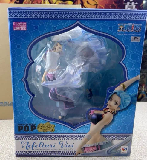 【SF】In Stock MegaHouse Portrait.Of.Pirates POP ONE PIECE Nefertari Vivi Figures Model Collection Gift