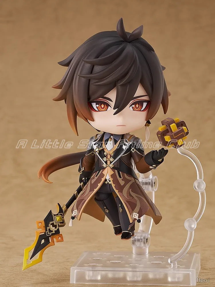 In Stock GSC Original Nendoron 2582 Genshin Impact Zhongli Model Collection Ornaments Toys Gifts