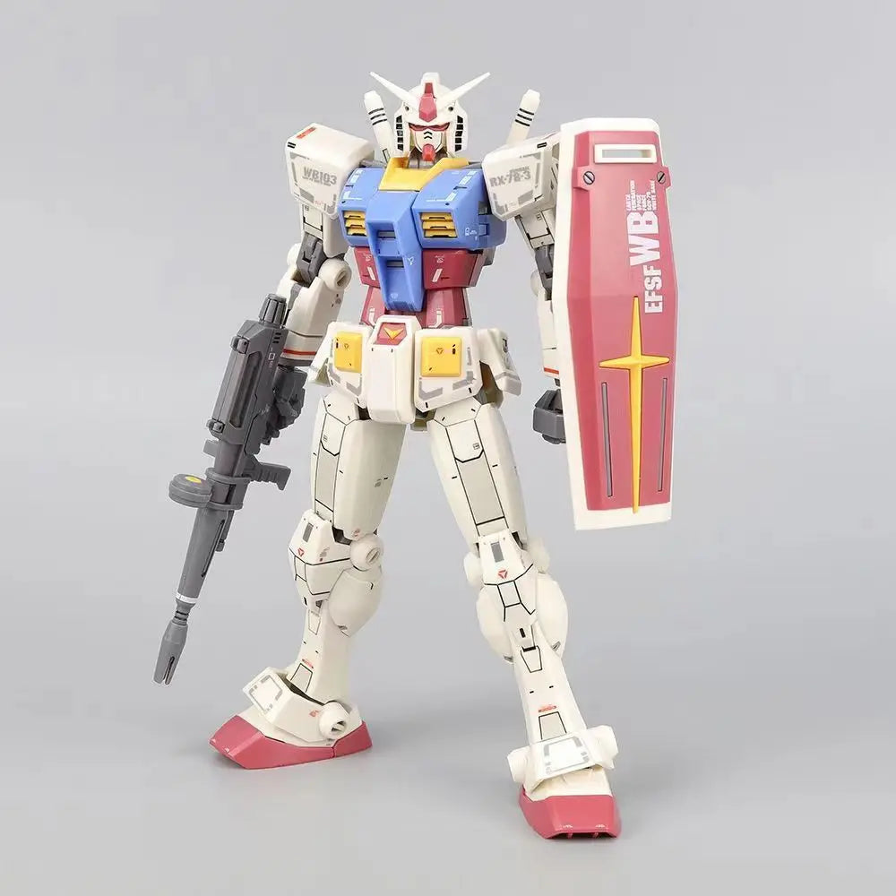 Bandai spot Gundam cartoon anime collection model HG new life light 192 1/144 attack free assembly model toys very fast delivery