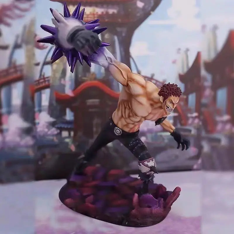 One Piece Figure 23cm Charlotte Katakuri Anime Peripheral Cartoon Toys Model Pvc Gk Statue Figurine Doll Decora Collection Gifts