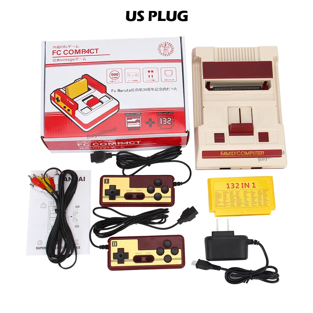 8 Bit Video Game Console Built in 500 Classic Games Family Computer TV Game Console