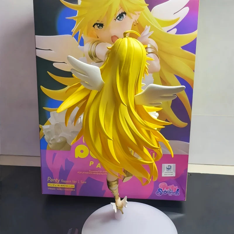 Pop Up Parade Series Panty And Stocking With Garterbelt ver.L Size Figures Official Collectible PVC Display Model For Anime Fans
