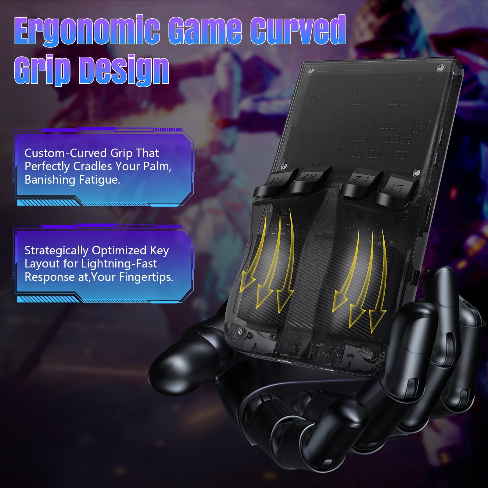Open Source R36Max Newest Handheld Game Console Portable Hand Held 4.0-in 4k HD IPS Screen Large Battery