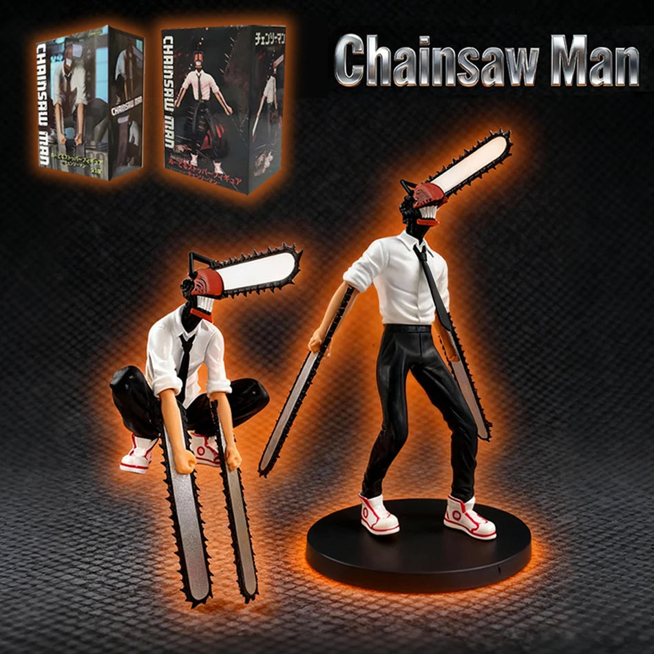 Chainsaw Man Denji Anime Figure Denji/Power Action Figure 1560 Chainsaw Man Denji Figurine Adult Collectible Model Doll Toy
