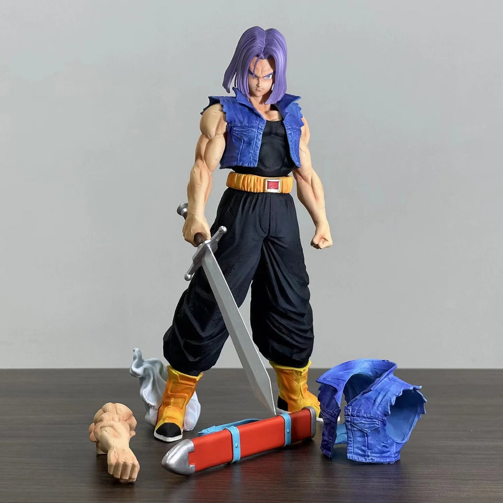 28 cm Anime Dragon Ball Z Future Trunks Figur Trunks Actionfiguren PVC Statue Sammlung Modell Spielzeug für Kinder Geschenke