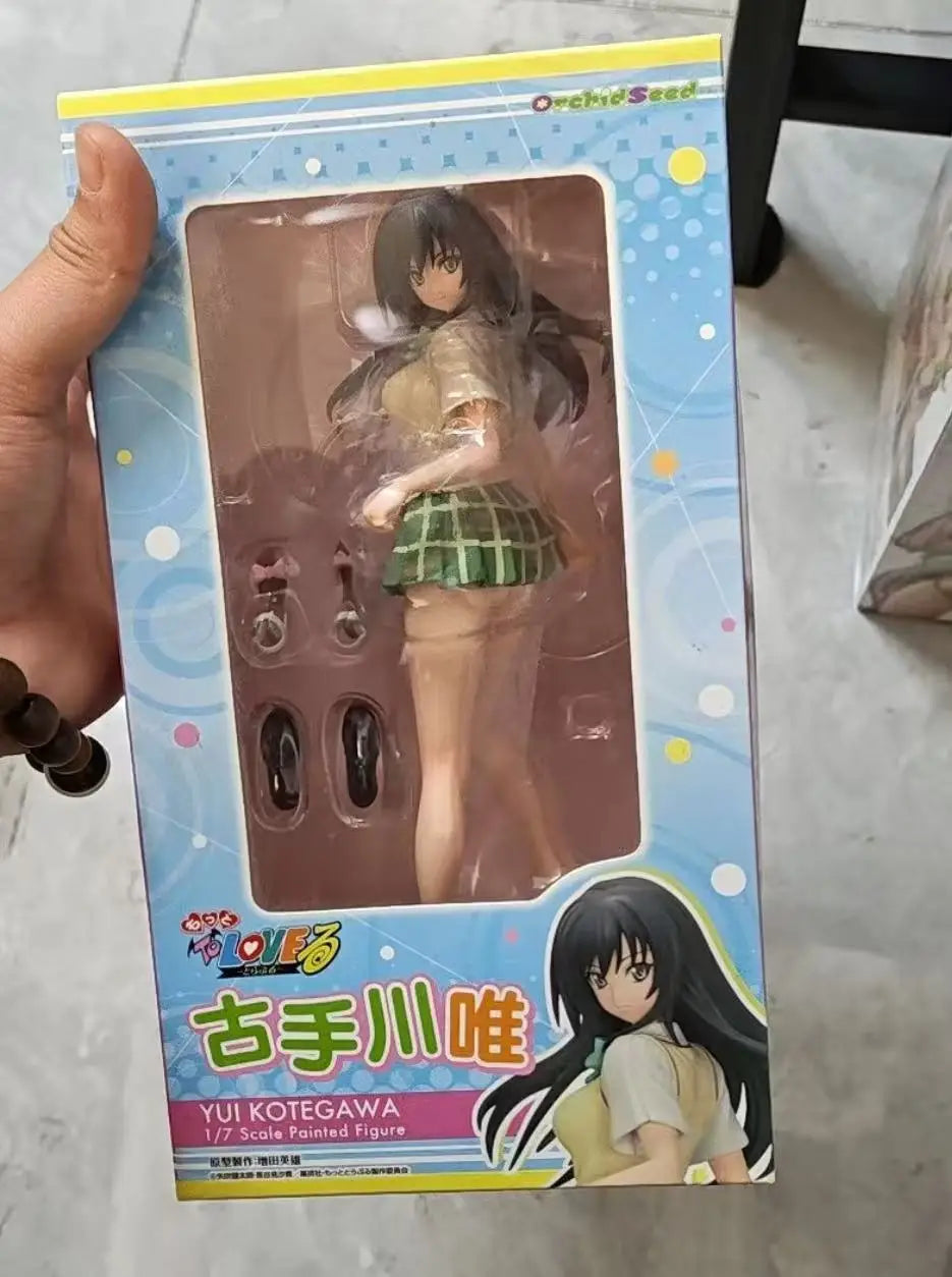 In Stock Original Orchid Seed To LOVE-Ru Kotegawa Yui 1/7 21.5cm PVC Anime Figure Toy Gift Ornament