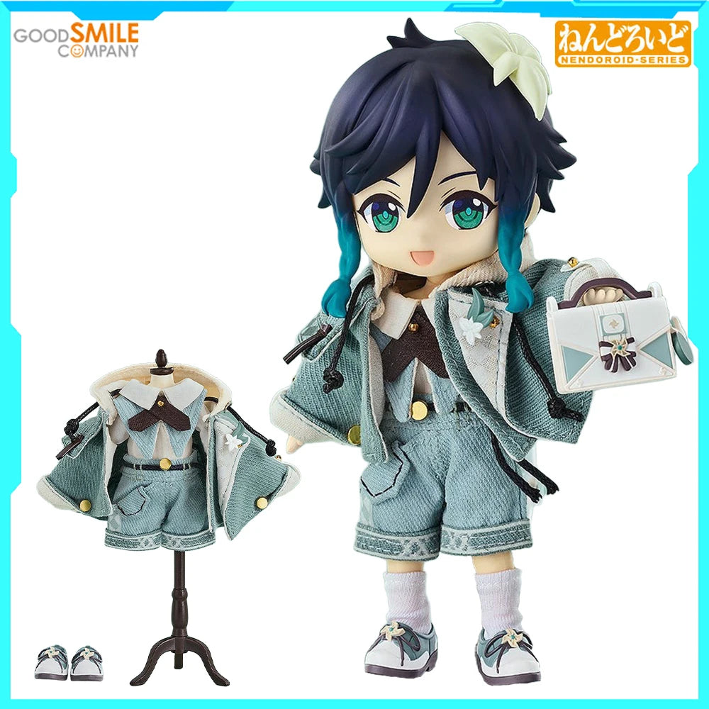 100% Original Good Smile Company Nendoroid Doll Genshin Impact Venti Blue Ballad Ver. Anime Figure Action Figure Birthday Gift