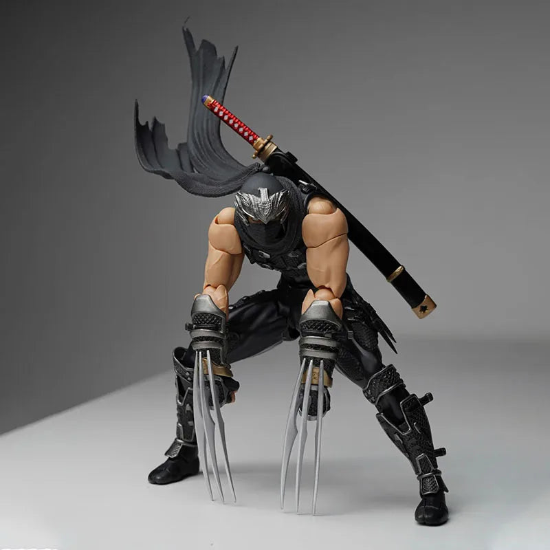 2025 New Revoltech 1/12 Amazing Yamaguchi Ryu Hayabusa Ninja Gaiden Action Anime Figures Collection Ko Model Custom Toys Gift