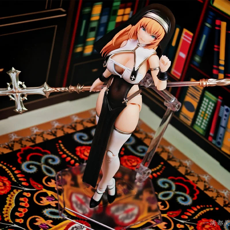 Snail Shell 1/12 Scale Nun Muse Ashto PVC Action Figure - RPG-02 Posable Anime Collectible Figurine Desktop Decor Gift