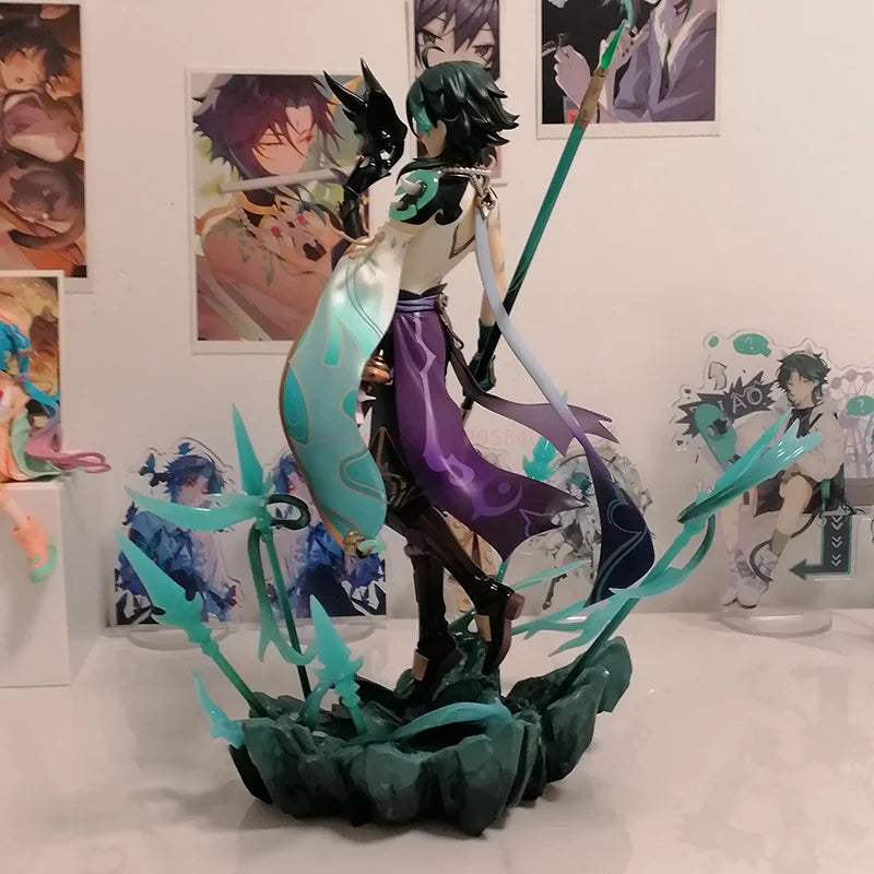 Genshin Impact Xiao Guard Night Spear Ver Figures 1/7 Pvc  Anime Figure Model Colletible Desktop Ornaments Gift Toys Original