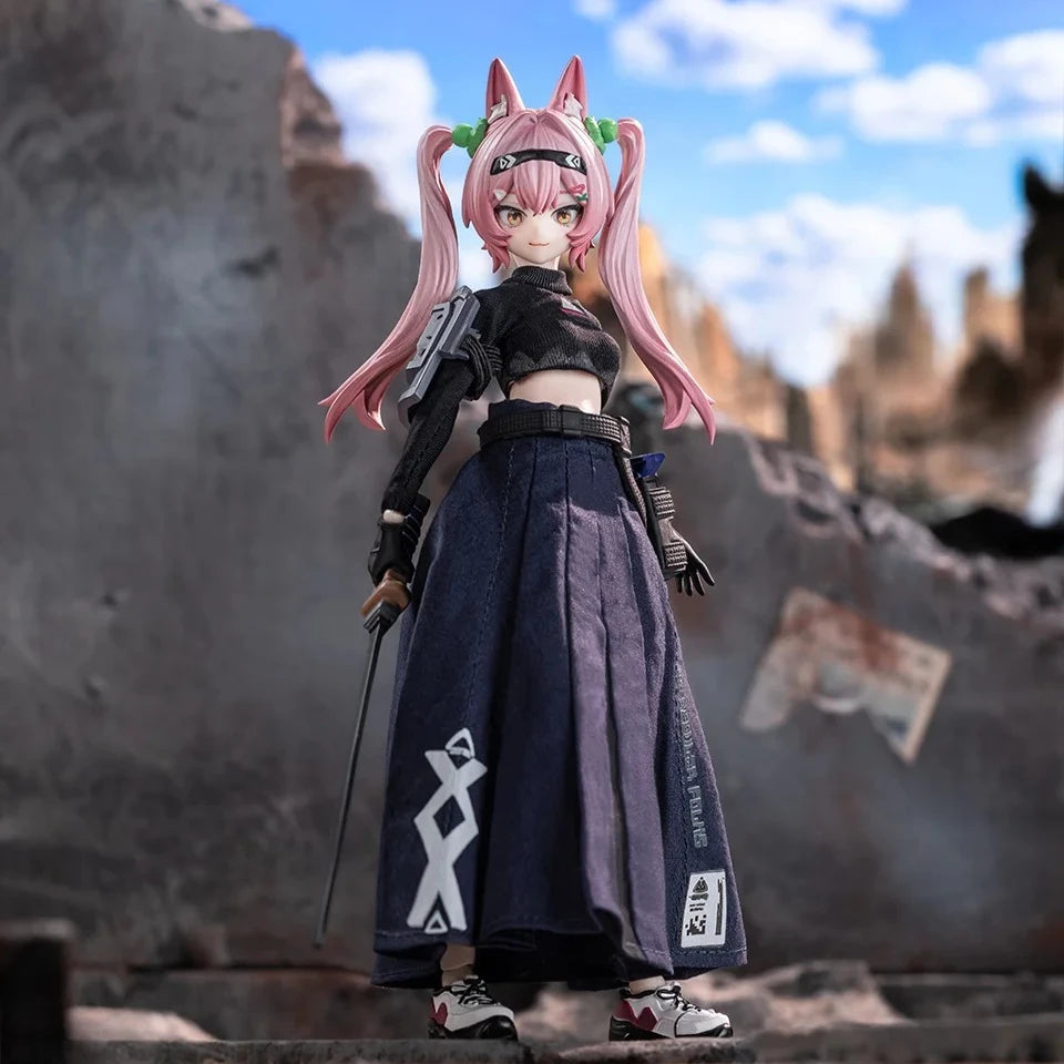 Neo Eden Toys Black Iron Rest Series 1/12 Bjd Blind Box Mecha Musume Doll Kawaii Action Anime Figure Mystery Box Toys Gift