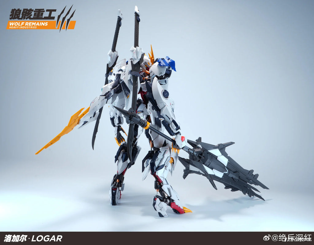 New 1/60 WOLF PEMAINS HEAVY INDUSTRIES PG LOGAR  Action Figure Assembly Model a cloak Kits Alloy Skeleton Gifts Toy