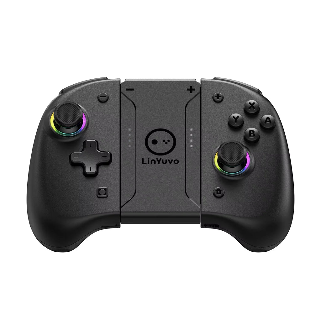 LinYuvo KS37 Meteor Light Wireless Joy-pad for Switch/Switch OLED, with Programmable, 6-Axis Gyro, Turbo & Vibration
