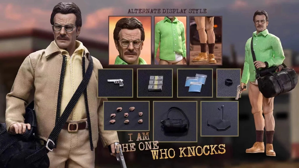 Manipple Studio 1/12 Scale Walter Teacher Cloth Action Figure Breaking Bad 6inch Display Soldier Doll For Alternate Collectibles