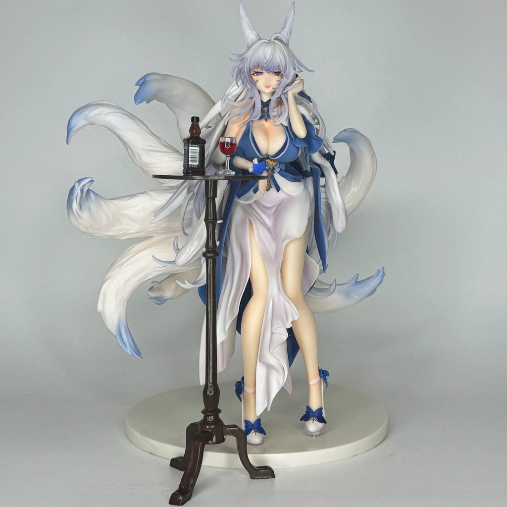 Blue Blue Airline Shinano Haze Moon Tenth Night Dress GK Handmade Anime Pretty Girl Peripheral Model Ornament Wholesale