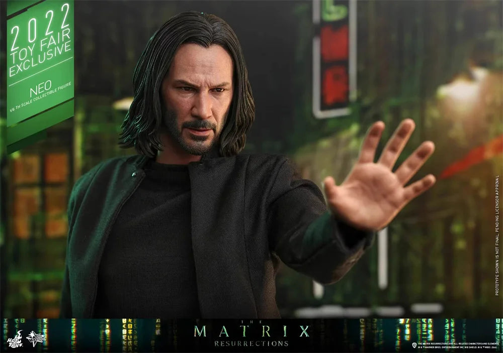 HT HotToys MMS657 1/6th Scale Collectible Neo Cloth Action Figure The Matrix Resurrections Movie Keanu Reeves 12inch Soldier