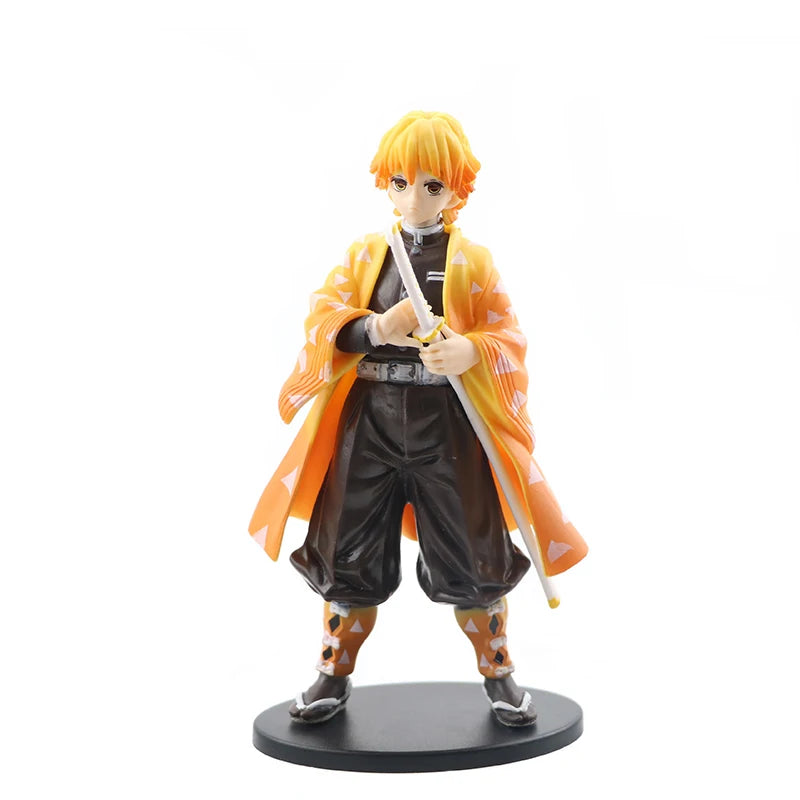 Hot Sale Demon Slayer Anime Figure Cartoon Kimetsu No Yaiba Tanjirou Inosuke Shinobu Miritsu Figurine Mondel Decorative Doll Toy