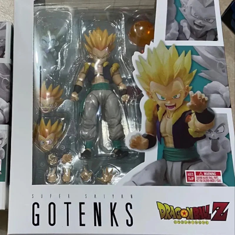 New Anime Dragon Ball Super Saiyan FullPower Goku Frieza Articulated Action Figures With Swappable Heads Model Gifts Collectible