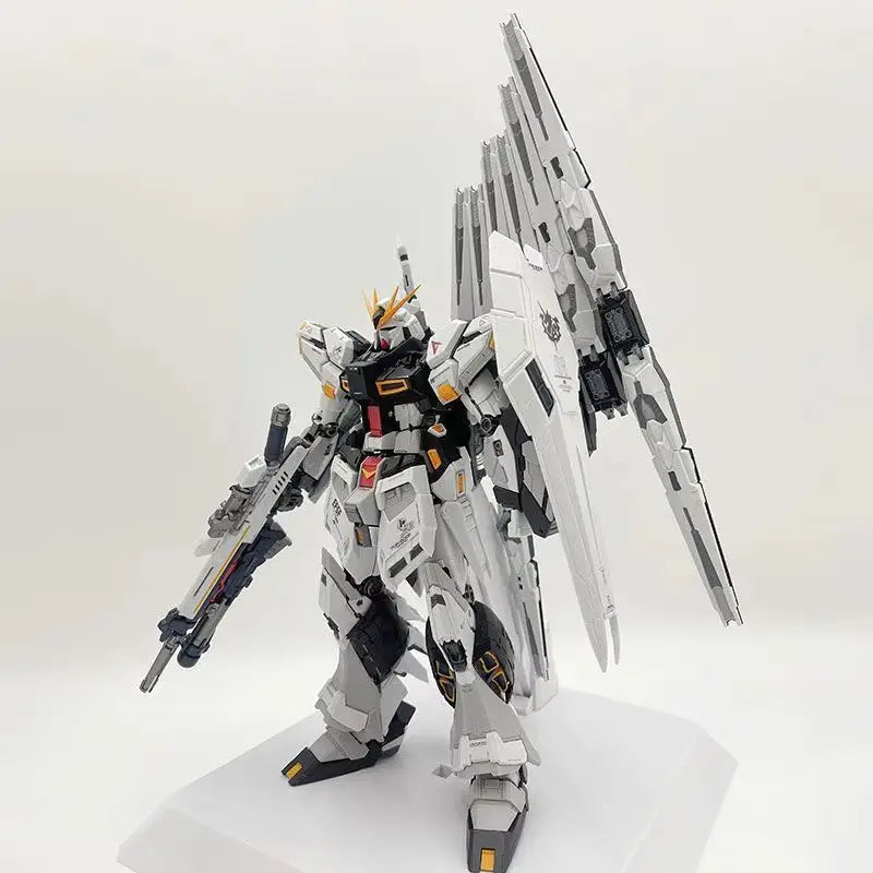 【IN STOCK】 V-TIGER 1/100 VT02 NU Soldier Assembly Model Toys RX-93-v2 YUJIAOLAND V Mecha GK Pre-coating Alloy Skeleton Model Toy
