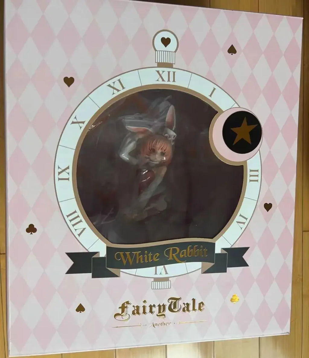 In Stock Original Genuine Myethos FairyTale Another WHITE RABBIT 1/8 Alice in Wonderland Toy Models of Surrounding Figures