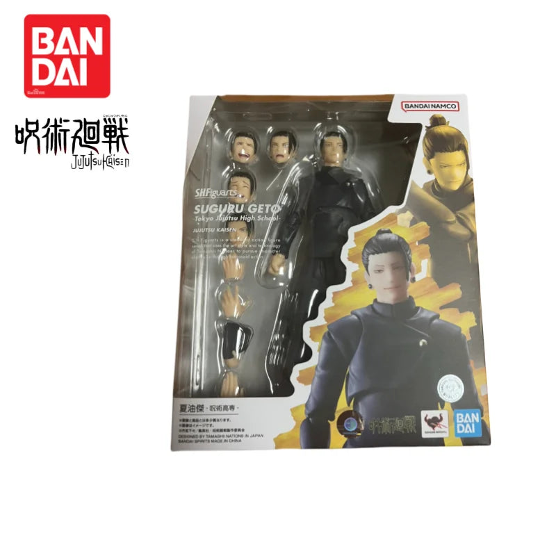 100% Genuine Original Box In Stock Bandai S.h.figuarts Jujutsu Kaisen Action Figure Geto Suguru Original Holiday Gifts Figurine