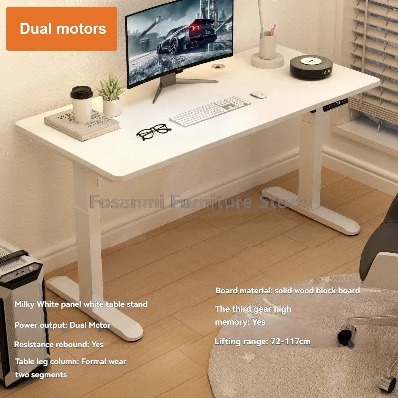 Customizable Electric Adjust Height Office Desk with Display Wide and Sturdy Computer Table