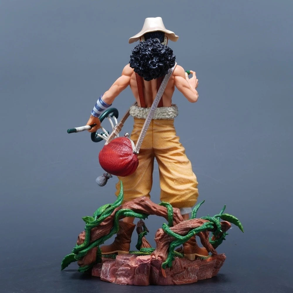 25cm/9.84in Anime One Piece Figure Usopp Action Figures Pvc Statue Desktop Ornamen Collection Model Toys Gifts