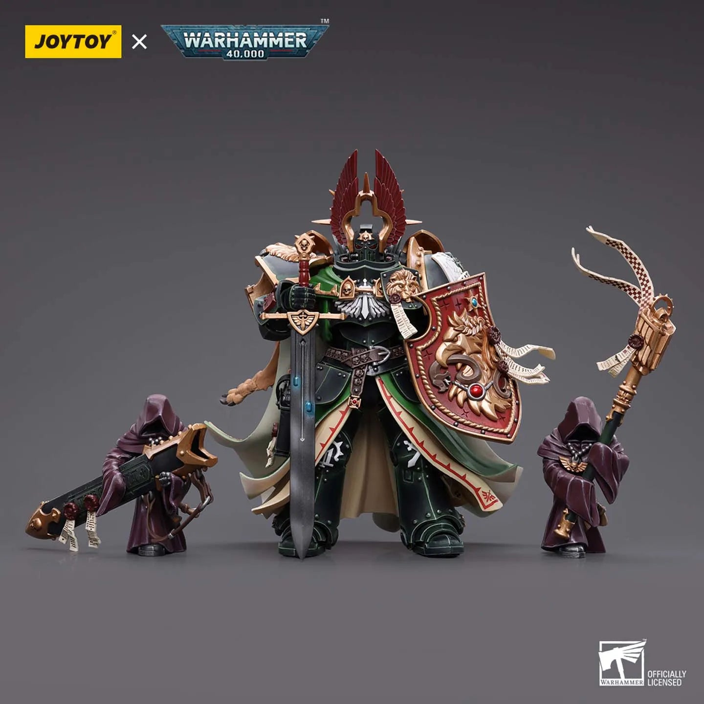 JOYTOY Dark Source Warhammer 40k Dark Angel JT7882 Lion King Gene Primitive Leon Elrongson Handheld 1:18 Modell Handheld Spielzeug