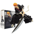 17CM Anime BLEACH Kurosaki Ichigo Modellmesser Schwingende Haltung Spielzeug Seelenschneidemesser Geschenksammlung Actionfigur Boxed
