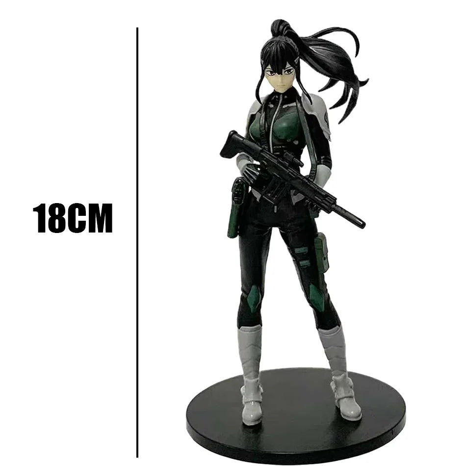 In Stock 1-4PCS Amine Kaiju No. 8 Figure Kafka Hibino Mina Ashiro Skeleton Creative PVC Model Toys Kids Action Statue Doll Gift