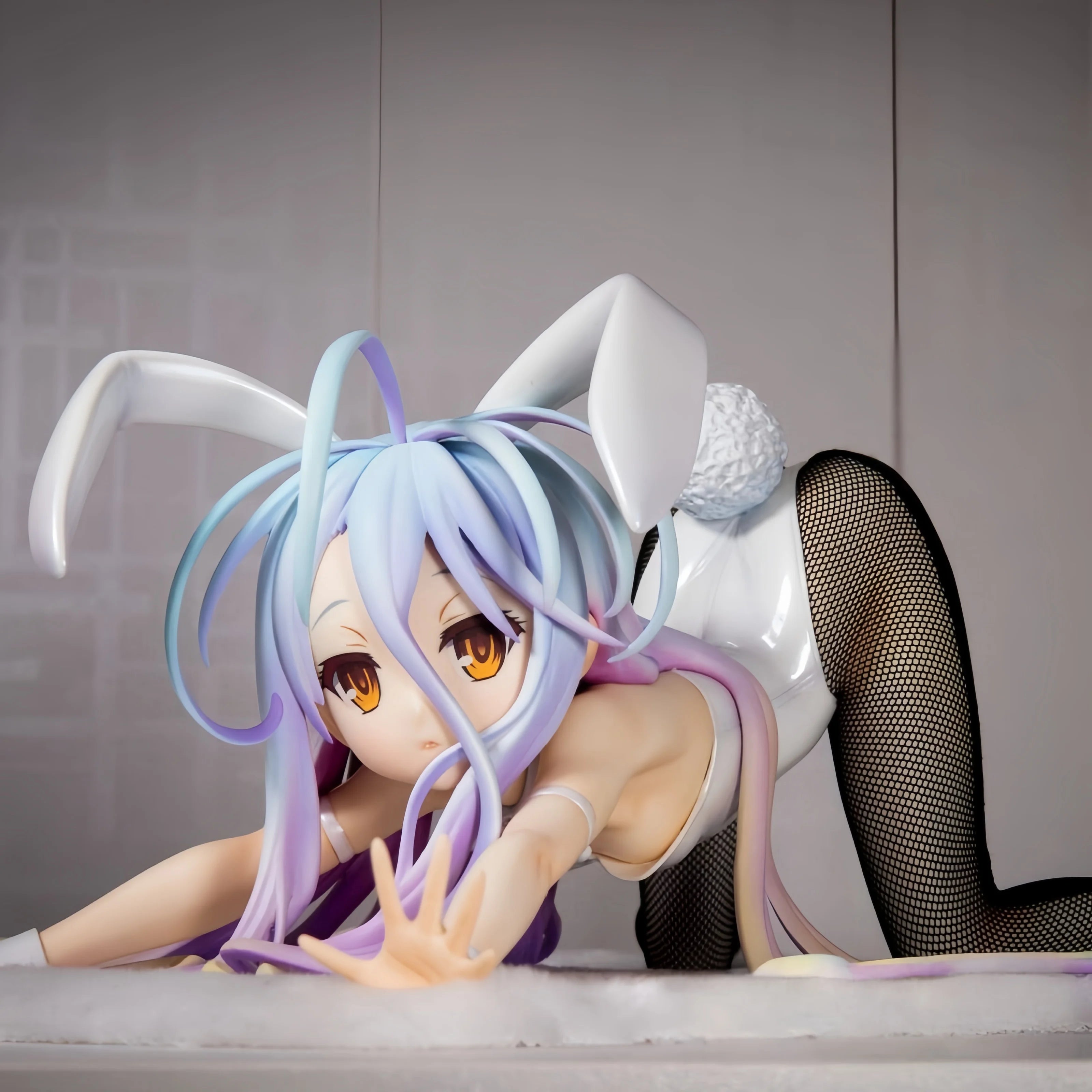 No Game No Life Shiro Bunny Girl 1/4 Scale Figure - White Dress Ver. Anime Collectible In Stock Jp Ver Action Figure Toy
