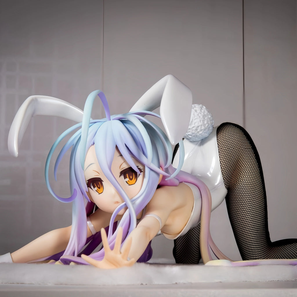 No Game No Life Shiro Bunny Girl 1/4 Scale Figure - White Dress Ver. Anime Collectible In Stock Jp Ver Action Figure Toy