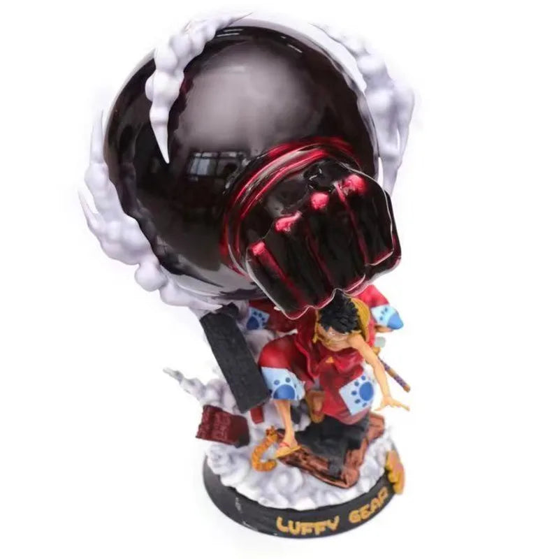 One Piece Anime Figurine Model GK Kimono Monkey D Luffy Gear 3 Action Figure 45cm Statue Collection Toy PVC F3 Studio Figma