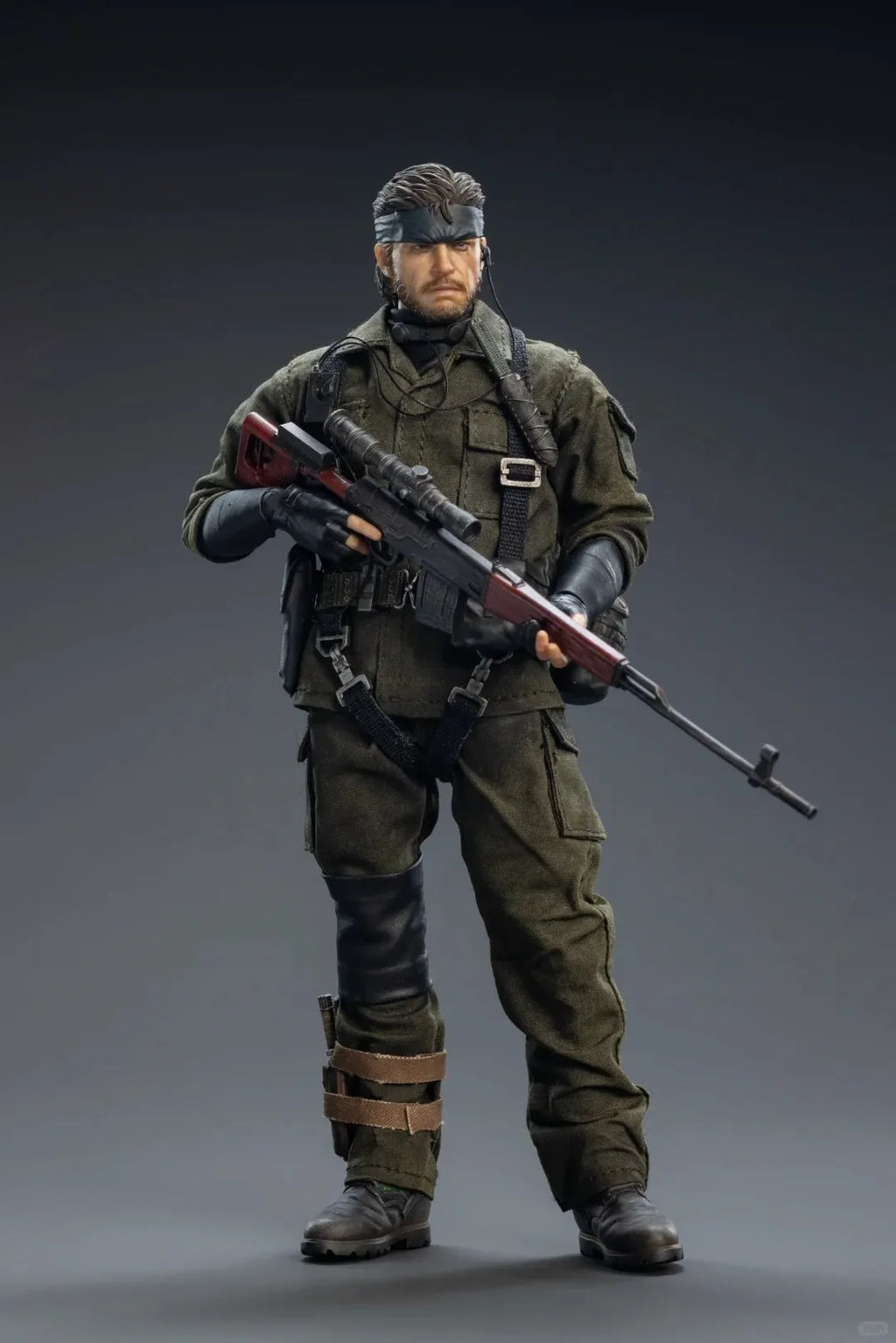KRAKEN STUDIO Metal Gear Solid 3: Snake Eater Viper Agent Naked Snake 1/12 Scale Action Figure - Premium Collectible Toy