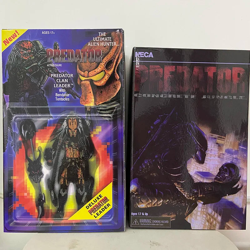 NECA Concrete Jungle Action Figure Warrior Hunter Chief Alien VS Predator Scarface Predator Deluxe Collectable Toy Gifts Dolls