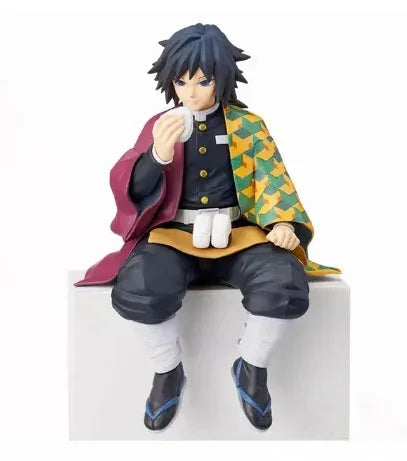 10-15cm Anime Demon Slayer Figur Kamado Tanjirou Nezuko Sitzhaltung Actionfigur PVC Modell Puppensammlung Spielzeug Geschenk Kinder