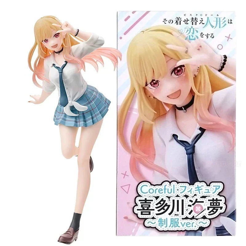 23cm My Dress-Up Darling Marin Kitagawa Swimsuit Anime Girl Figure Marin Kitagawa Bikini Action Figure Adult Sexy Model Doll Toy
