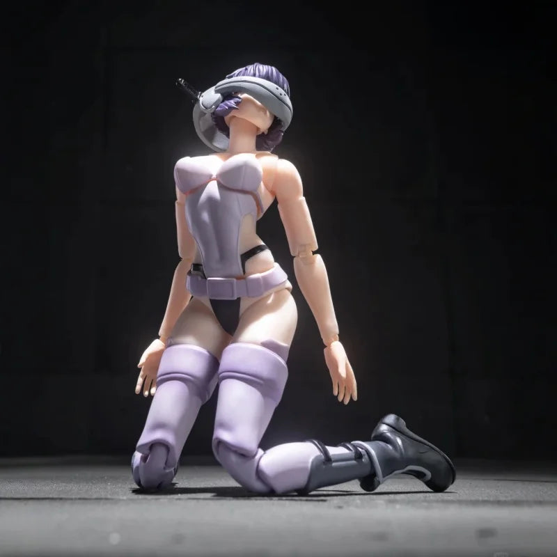 Hiya Esg0202 1/12 Scale Motoko Kusanagi Anime Action Figure - Stand Alone Complex Mobile Suit Girl Doll 6 Inch Collectible Toy