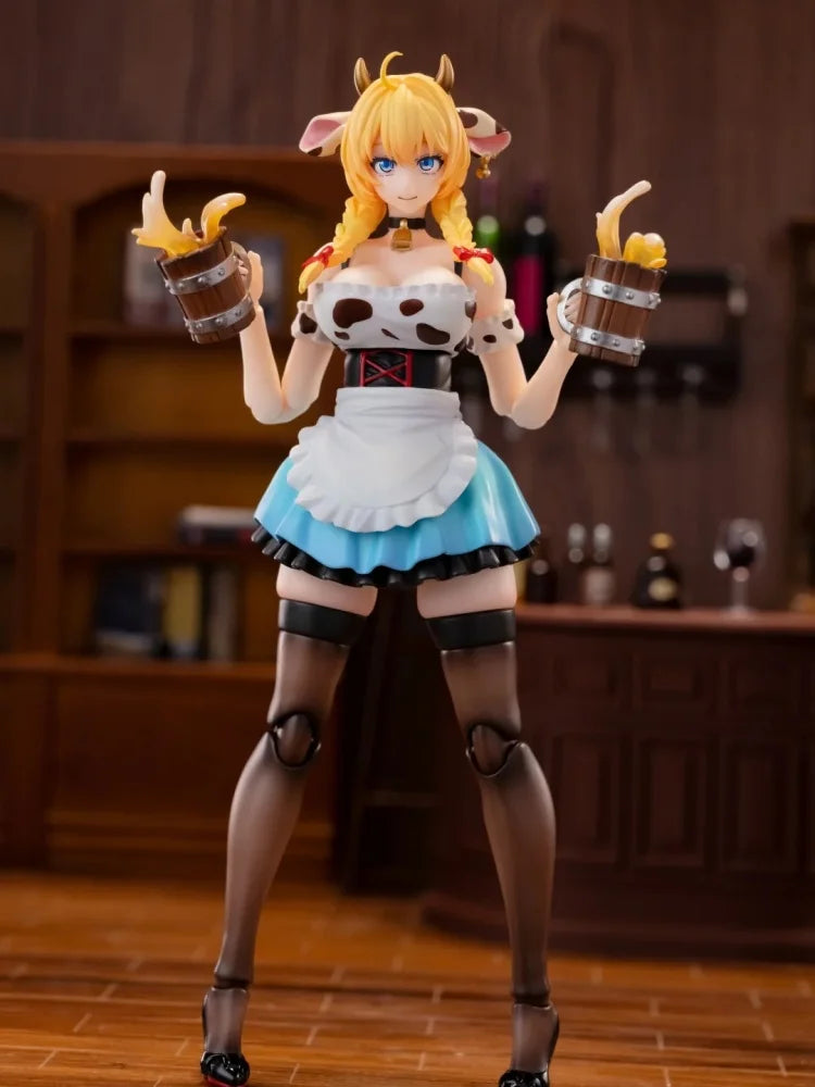 Authentic Ladotoys 1/12 Scale Daisy Taurus Cow Beer Girl Mystic Land Ver Articulated Action Figure Decoration Desktop Collect
