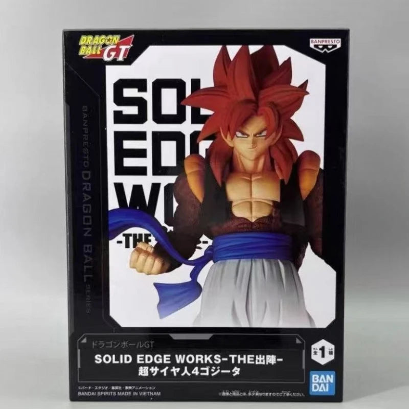 Original in stock Bandai Spirits BANPRESTO Solid Edge Works The Departure Dragon Ball GT Gogeta SSJ4 Collection WY Model Toys