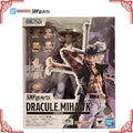 In Stock Genuine Bandai One Piece Model Kit SHF Dracule Mihawk Hawkeye Anime Action Figure Collection Finished Model Toys Gifts