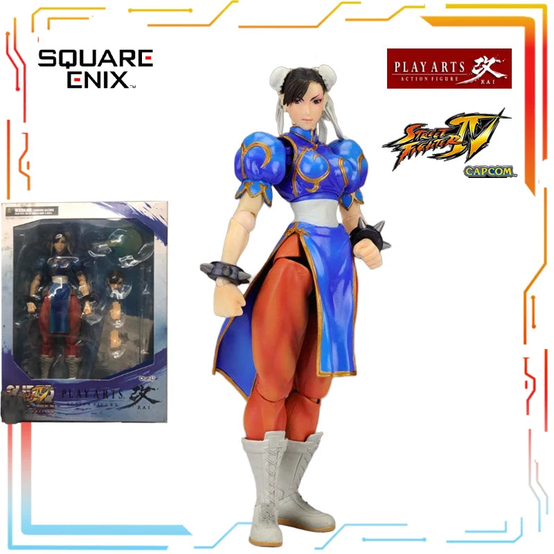 SQUARE ENIX Original PLAY ARTS Modified Finished Movable Doll Street Fighter 4 Anime Action Figure Model Toys Gifts for Boys