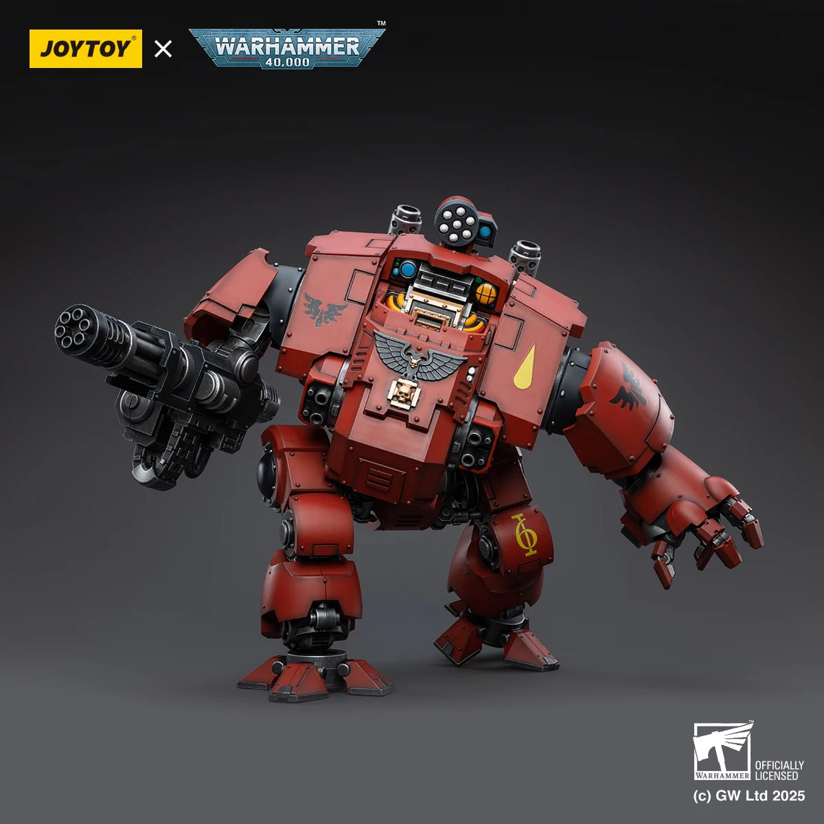JOYTOY Warhammer 40K 1/18 Scale Blood Angels Redemptor Dreadnought Action Figure Model Toys For Collection