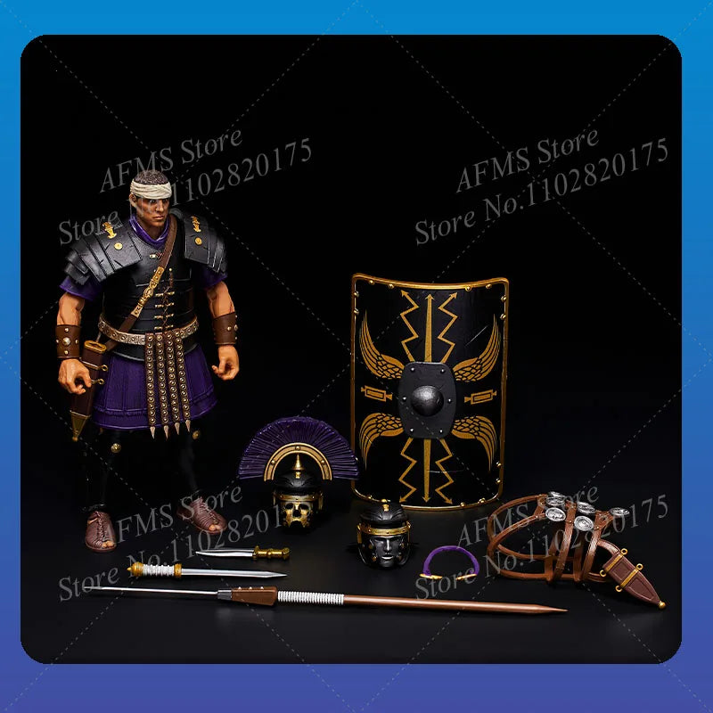 XESRAY 1/12 Scale Collectibles Figure Honor Battle 6Inch Roman Guard Luxury Purple Limited Men Soldier Action Figure Model Toys