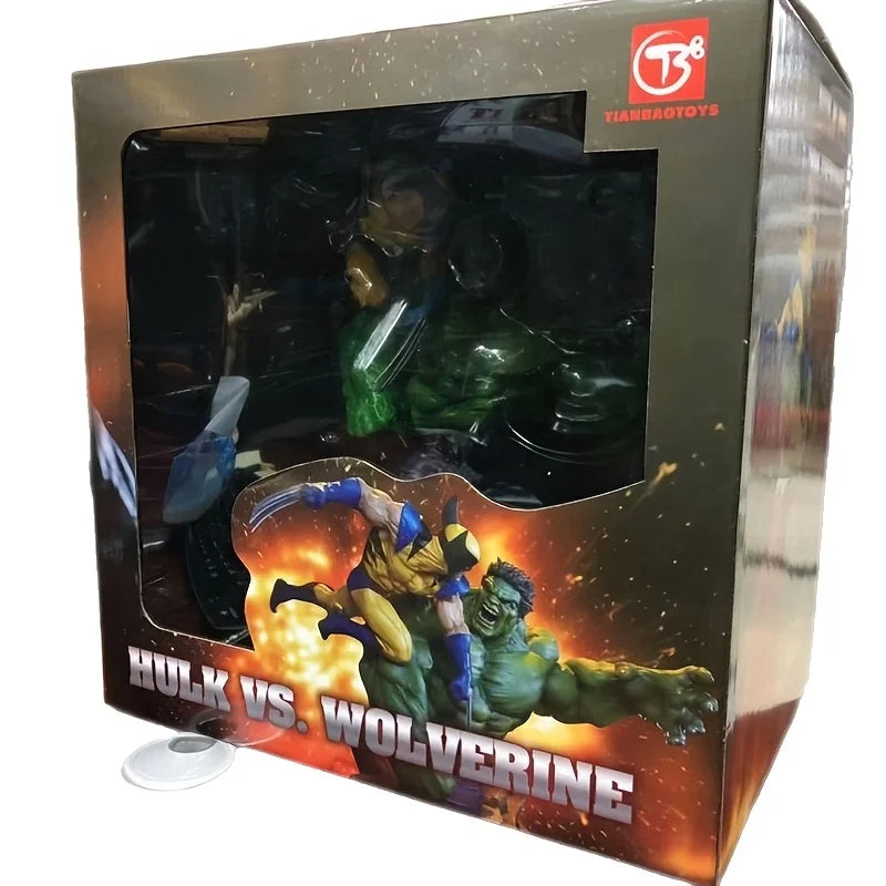 Marvel Superheroes Battle: Approximately 36cm Tall, Oversized Statue Figurine Desktop Ornament