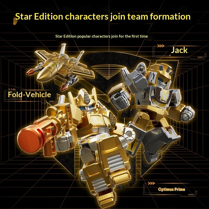 New Blokees Anime Figures Transformers 2026 Yearbook Edition Toys Model Dinosaur Figures limit Collection Custom Birthday Gifts