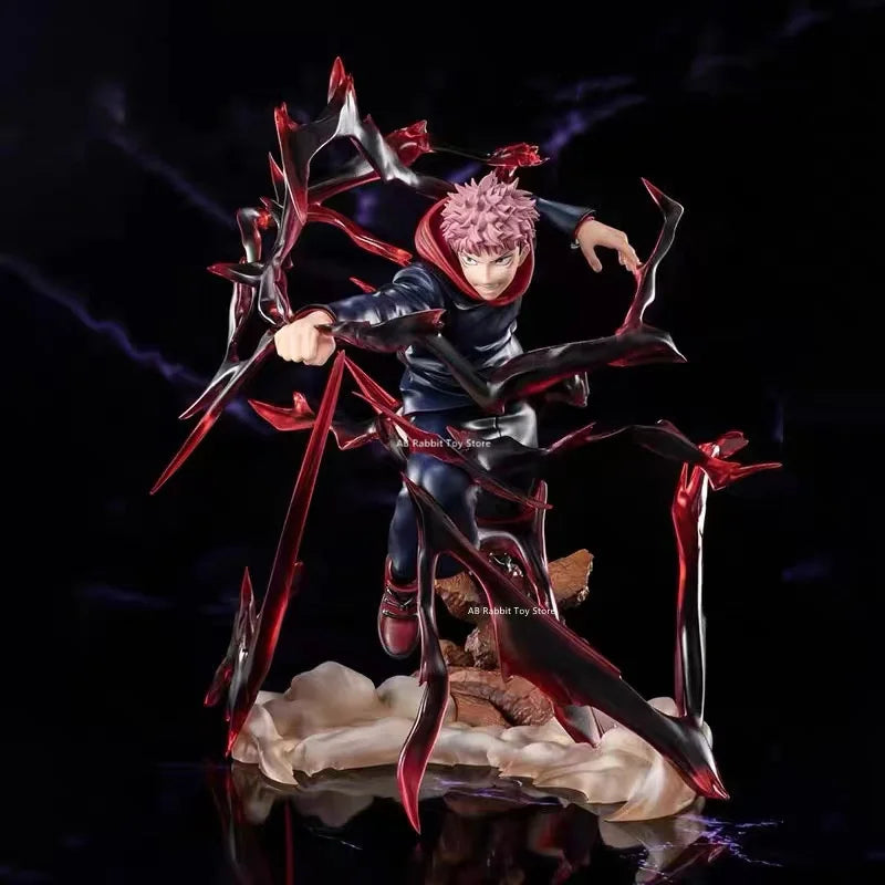 Jujutsu Kaisen Figur Itadori Yūji Gojo Satoru Anime Figur 18 cm PVC Action Statue Modell Puppe Zimmer Decora Sammlung Spielzeug geschenke