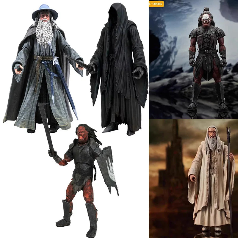 product in stock genuine DST The Lord of the Rings Nazg û l Gandalf Saruman Lutz reinforced orc 7-inch movable doll holiday gift
