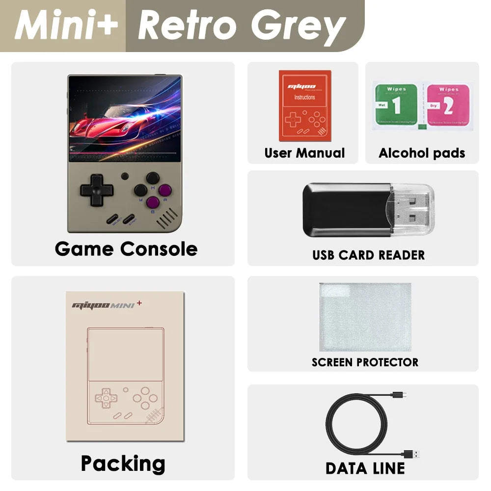 MIYOO Mini Plus Portable Retro Handheld Game Console V2 Mini+ IPS Screen